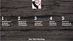July 2023 meeting agenda