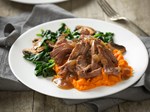 Beef Pot Roast with Maple Sweet Potatoes