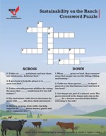 Sustainability crossword