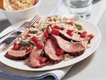 Top Sirloin Steak with Asparagus